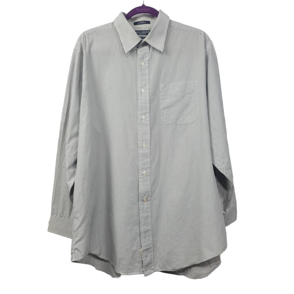 Vintage Daniel Cremieux Men's‎ Striped Long Sleeve Shirt